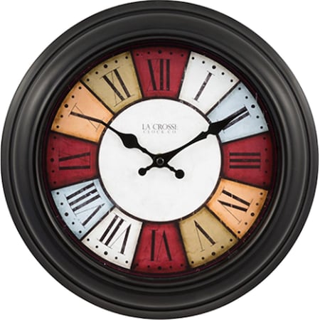 Lacrosse Lacrosse 404-3030A 12 in. Gatherings Wall Clock with Roman Number 404-3030A